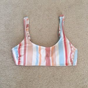 Striped Bikini top